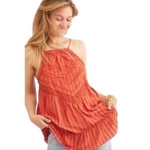 Free People Elisa Tunic Paprika